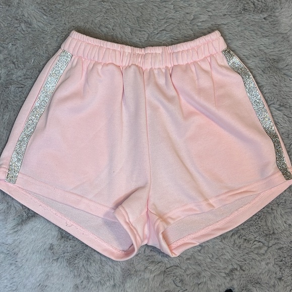 Dolls Kill Pink Rhinestone Hoodie Set - Picture 4 of 4